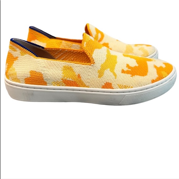 Rothy’s Yellow Puppy Camo Slip On Shoes - Picture 2 of 4